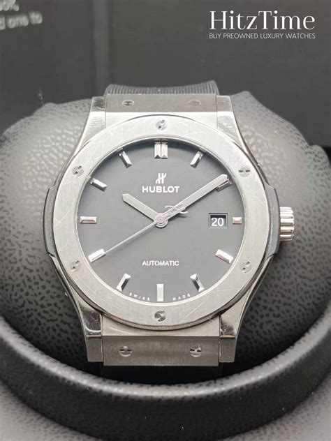 hublot grey titanium|Hublot Classic Fusion Racing Grey .